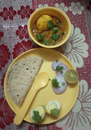 A picture of Egg vegitable recipe.