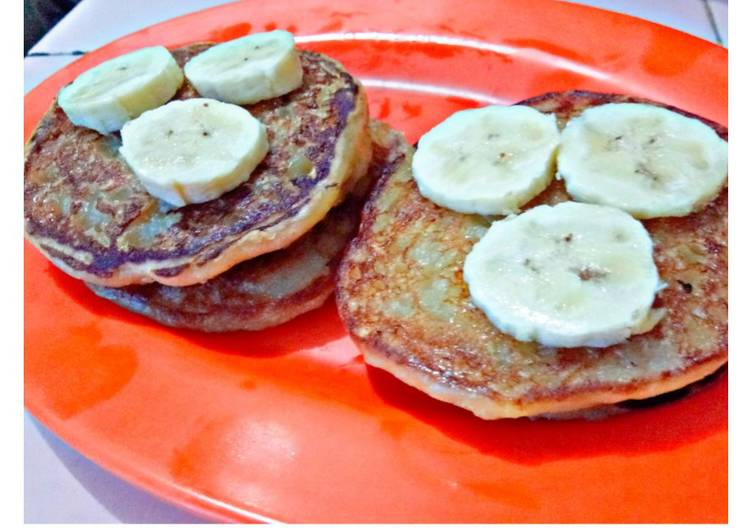 Bagaimana Menyiapkan Pancake pisang vanila, Enak