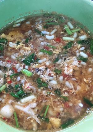 รูปของ แกงไข่มดแดง​ แกงไข่มดส้มใส่ไข่