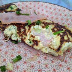 Ham & Cheese Egg Roll 🥚🧀 A picture of Ham & Cheese Egg Roll 🥚🧀.