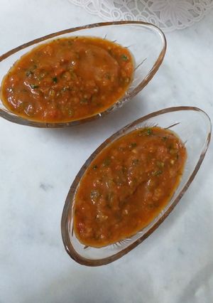 صورة لوصفة صوص الدقوس 🍅🌶