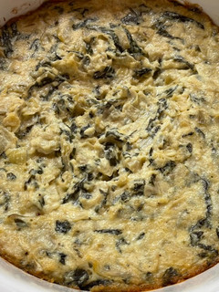A picture of Spinach artichoke dip.