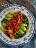 Pakcoy Siram Ayam lada kecap