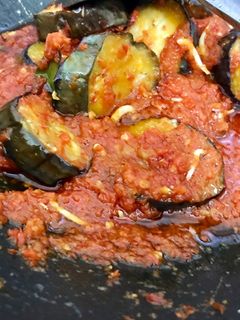 Foto resep Terong balado teri