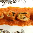 Chicken breast roll..with mango gravy..stuffing with raw mango
