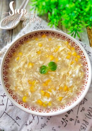 Foto resep Sup Jagung Telur