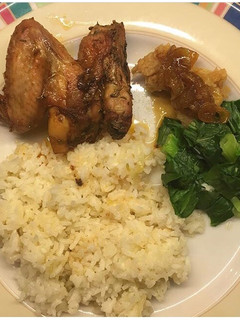 Foto resep Roasted Chicken & Butter Rice