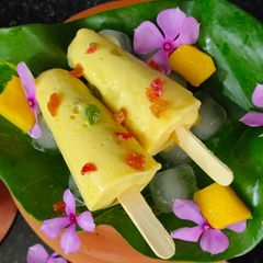 A picture of Without heat mango kulfi.