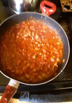 A picture of Beefy Garlic Tomato Sauce GF.