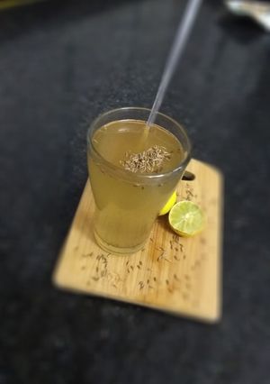 A picture of Jeera Nimbu Sharbat Salty Cumin Lemon Sharbat.