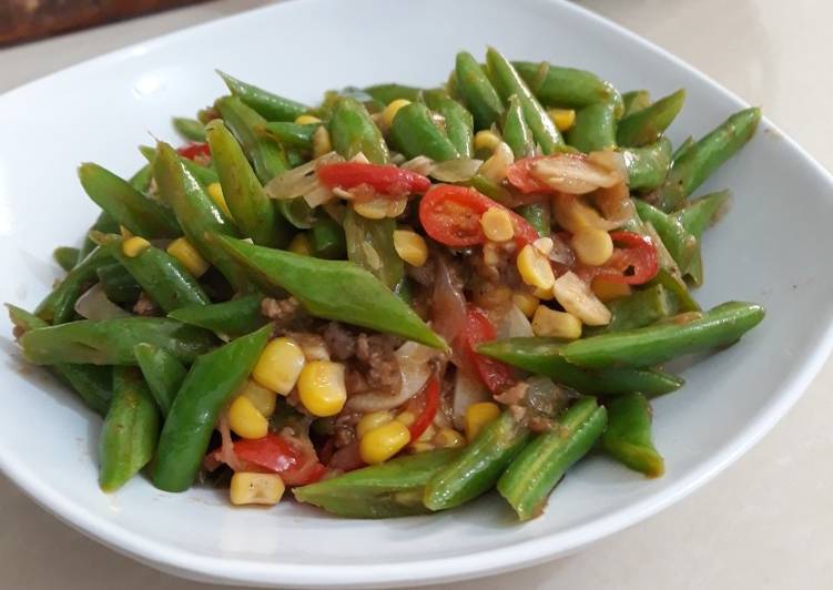 Resep Tumis buncis kornet yang Menggugah Selera