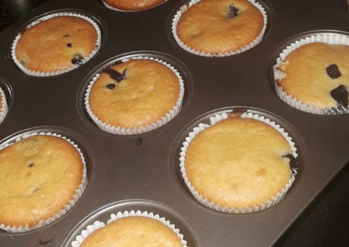 Steps to Prepare Favorite Blueberry muffins #wheatflourchallenge