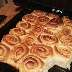 A picture of Spiral buns.