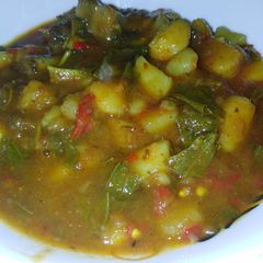 A picture of Sweet potato porridge.