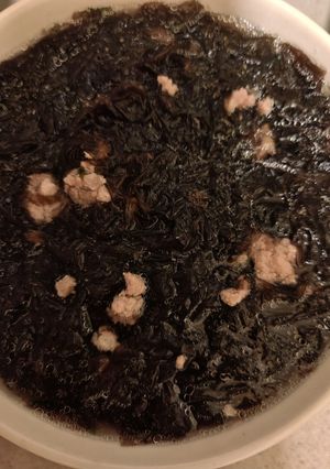 紫菜肉碎湯 的食譜成品照片