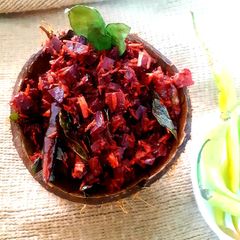 A picture of Beetroot ulatiyatu beetroot mezhukuppuratti.
