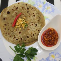 Stuffed Paneer Paratha A picture of Stuffed Paneer Paratha.