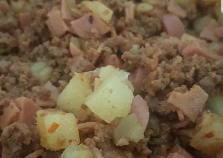 Tacos de Discada con Piña