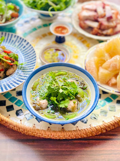 Hình của món Canh Rong Biển Nấu Mọc Mướp.
