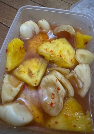 Foto resep Manisan Salak dan Nanas