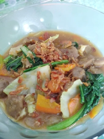 Cara Mudah Membuat Resep Cap cay bakso sayur yang Uenak Anti Ribet, Sempurna