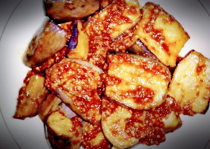 Ternyata ini lho! Resep mudah memasak Terong ungu sambal terasi 🍆  nagih banget