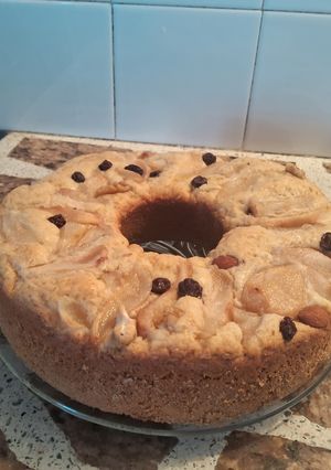 Una foto de Budín de peras asadas🍐🍐