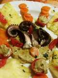 #Polpo con #ananas su salsa di #avocado #ciaksicucina #cookpad