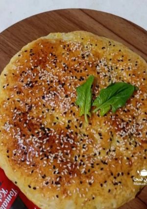 عکسی از دستور نان اسفناج و قارچ