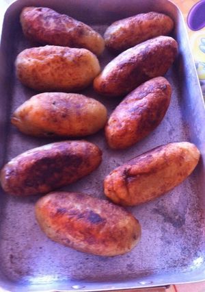 Una foto de Papa rellena peruana