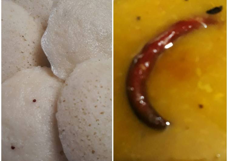 Southindian Idli &amp;sambhar