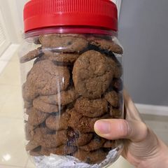 Famous Amos style cookie A picture of Famous Amos style cookie.