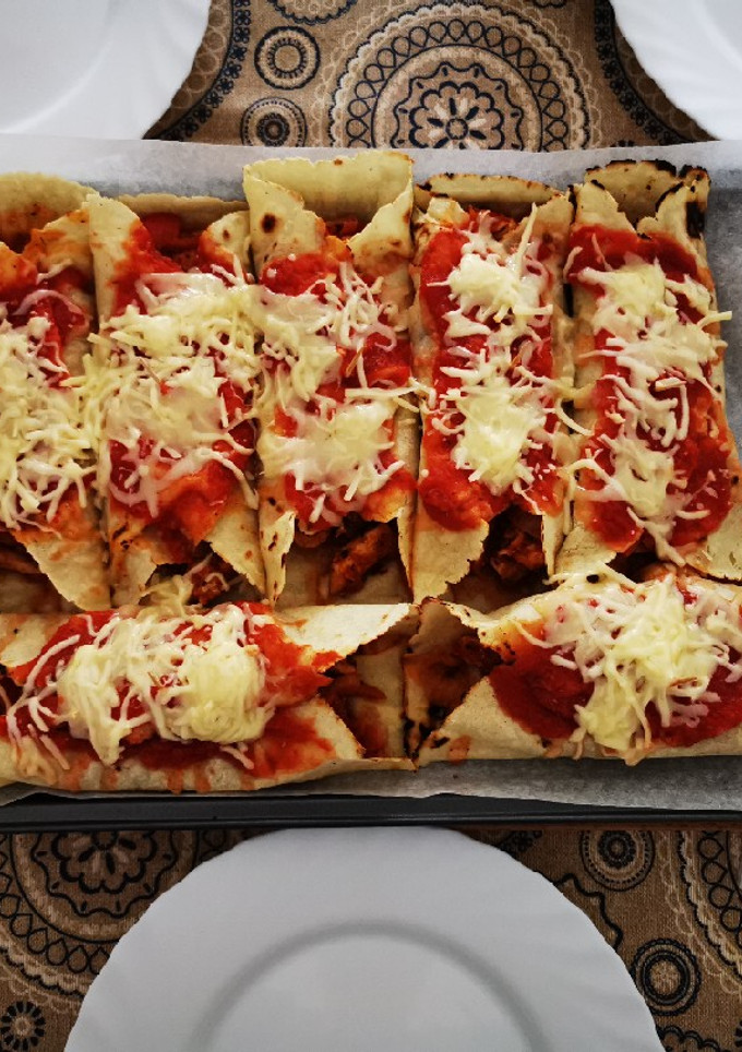 Una foto de Enchiladas de pollo