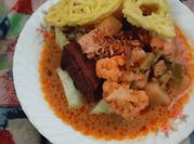 Gambar ketupat kuah santan