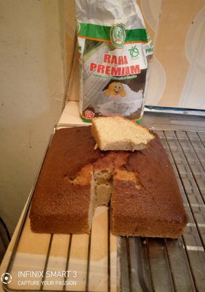 A picture of Ugali cake.
