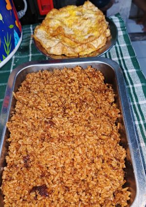 Foto resep Nasi goreng telor dadar