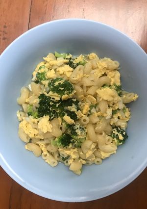Foto resep Makanan AnakMakaroni Brokoli Telur