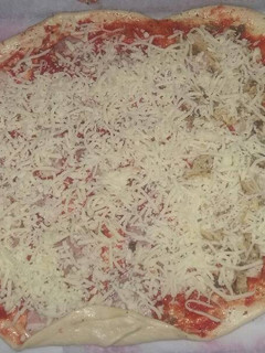 Una foto de Pizza casera