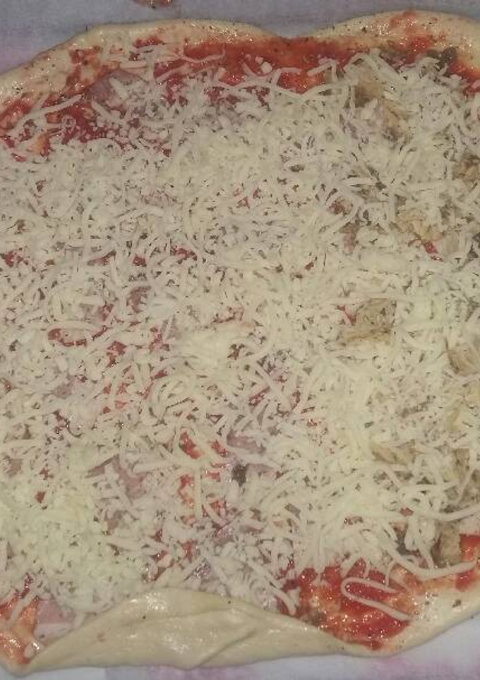 Una foto de Pizza casera
