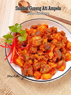 Foto resep Sambal Goreng Ati Ampela plus kentang