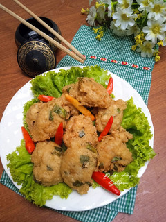Foto resep Perkedel Tahu Putih