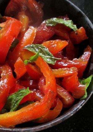 A picture of Mint Tomato Salad.