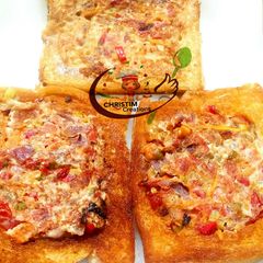 A picture of Veggie French toast.