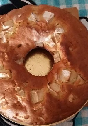 Una foto de Bizcochuelo de manzana