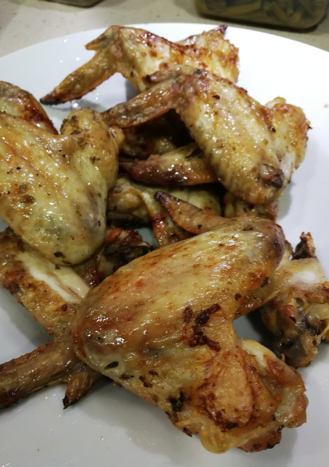 Una foto de Alitas de pollo al horno