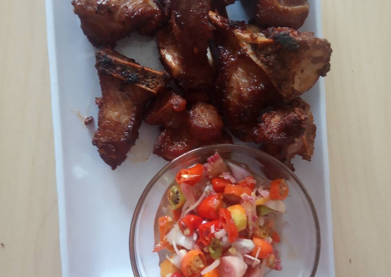 Bakut Goreng Sambal Matah