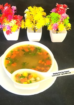 A picture of Wholesome Veggies Lemon Coriander Soup - New Year 2026 Post Party Detox Healthy Soup.