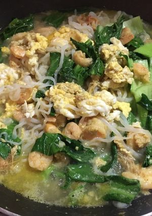 Foto resep Shirataki noodle "mie kuah dgn bumbu kari" keto