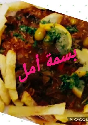 صورة لوصفة أسهل وألذ طريقة لتحضير شطيطحة بوزلوف 👍💯