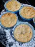 Cupcakes de banana rápido sem glúten e sem leite